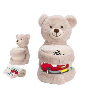 שמיכת פליז עם דובי