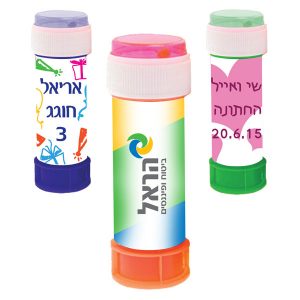 בועות סבון ממותגות