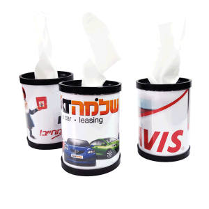 קופסת טישו ממותגת