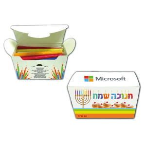 אריזה לנרות חנוכה